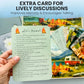 Set of 3 60 Piece Tray Jigsaw Puzzles with Conversation Cards Quokka
