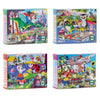 Set of 4 Fairy & Tales 36 Piece Mini Jigsaw Puzzles eeBoo