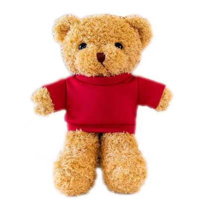 30cm Cute Wearing Sweater Teddy Bear Plush Toy Adorable Stuffed Animal with Soft Teddy Bear Plush Toy Adorable Stuffed Animal