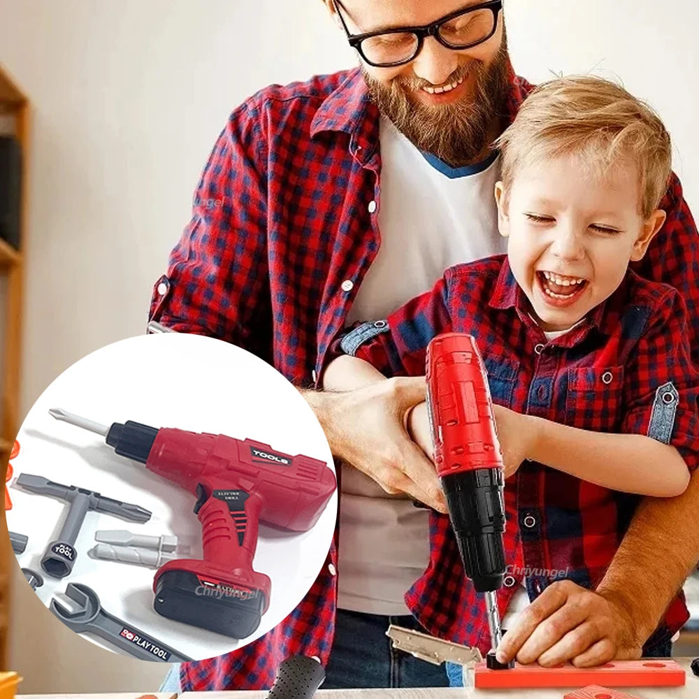 38/42 PCS Pretend Tools Kit Kids Play Repair Tool Set Plastic Construction Toys with Screwdrivers for Toddler Boys Girls Child