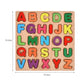 Kids Alphabetic Arithmetic Number Geometric Shapes Wooden Puzzle Montessori Preschool Learning Educational Game Toy for Children