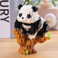 Creative DIY Assemable Animal Cute MINI Chinese Style Animal Panda Building Block Educational Boy Toys For Children Model Bricks