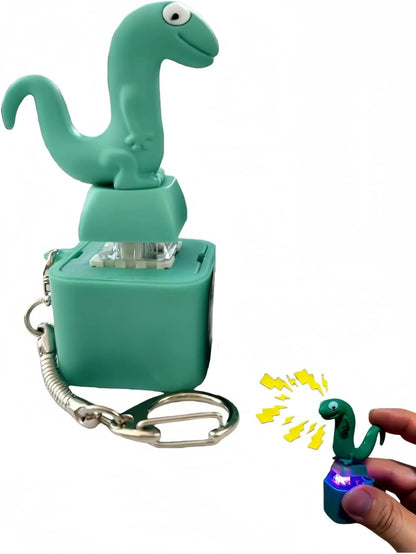 Rechargeable Squeeze Stress Relief Toy Cute Frog Keychain Pendant With Sound Portable Decompression Artifact Gift For Boys