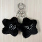 MARK DoYoung HAECHAN TAEYONG Keychain Black Luminous Pentagonal Heart Shaped Plush Pendant Suitable for Fan Gifts