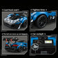 GTR MOC City Series Supercar EVO Building Blocks P1 Race Car Model  Toy Small-Scale Car Model Luxury Car Blue Storm