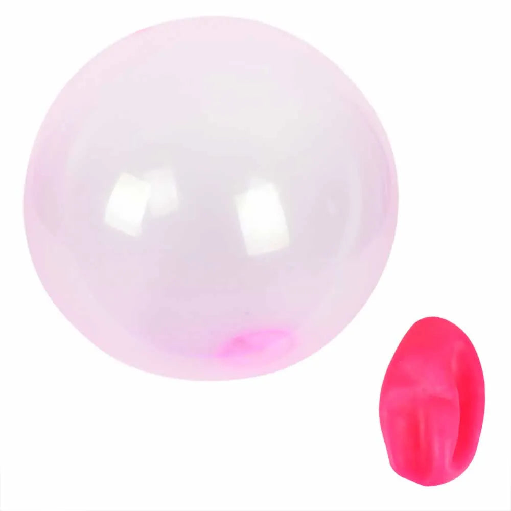 Kids Blow Up Balloon Toy Children Outdoor Soft Air Water Filled Bubble Ball Fun Party Game Summer Gift Inflatable Elastic Ball