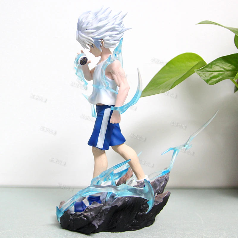 New Nuevas Figuras De Anime Hunter × Hunter Killua Zoldyck Figura  AccióN De Manga Modelo Pvc Estatua Coleccionable Ornamento