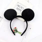 Mouse Ears Headhand for Girls Adults Cute Cartoon Party Cosplay Hair Accessories Sequin Bows Hairband Toys