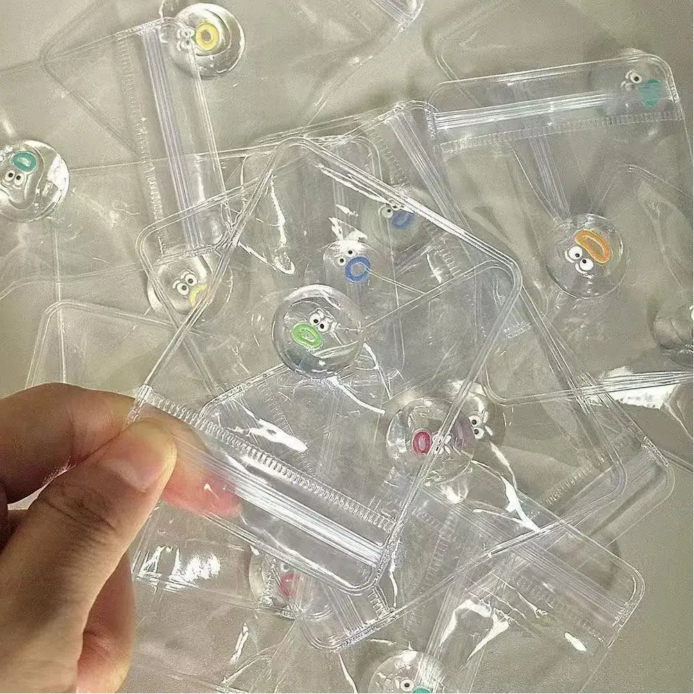 1-20pcs Mini Cute Transparent Fidget Small Silicone Emotion Fidget Poppers Sensory Fidget Toys Soft Funny Stress Relieving Toys