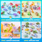 30pcs/set 3D Cartoon Puzzles Educational Toys Insect, Dinosaur, Animal, and Vehicle Themes 3D DIY Cardboard Puzzles