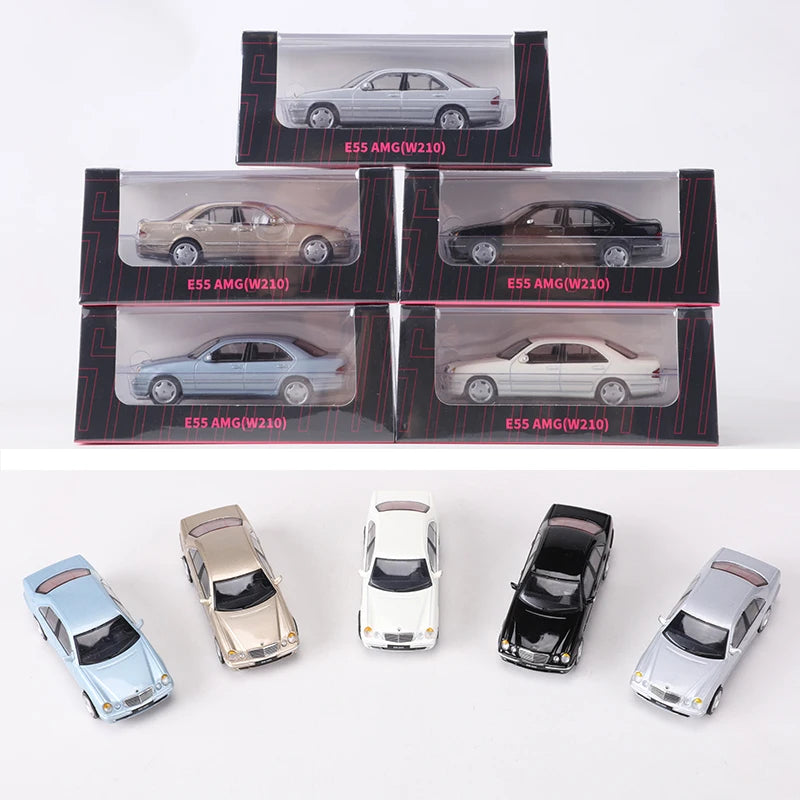 SHADOW 1:64 E55 W210 Alloy Model Car