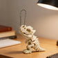 3D Printed Rotatable Joints Tyrannosaurus Rex Skeleton Action Model Decor & Fidget Toy Dinosaur Keychain Gift for Kids’ Birthday