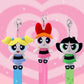Kawaii Anime The Powerpuff Girls Blossom Bubbles Buttercup 12cm Pp Cotton Filled Plush Keychain Cartoon Pendant Doll