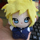 Final Fantasy VII Cloud Strife Cosplay Anime Plush 10CM Stuffed Body Plushie Cartoon Pendant Knapsack Ornament Birthday Gifts