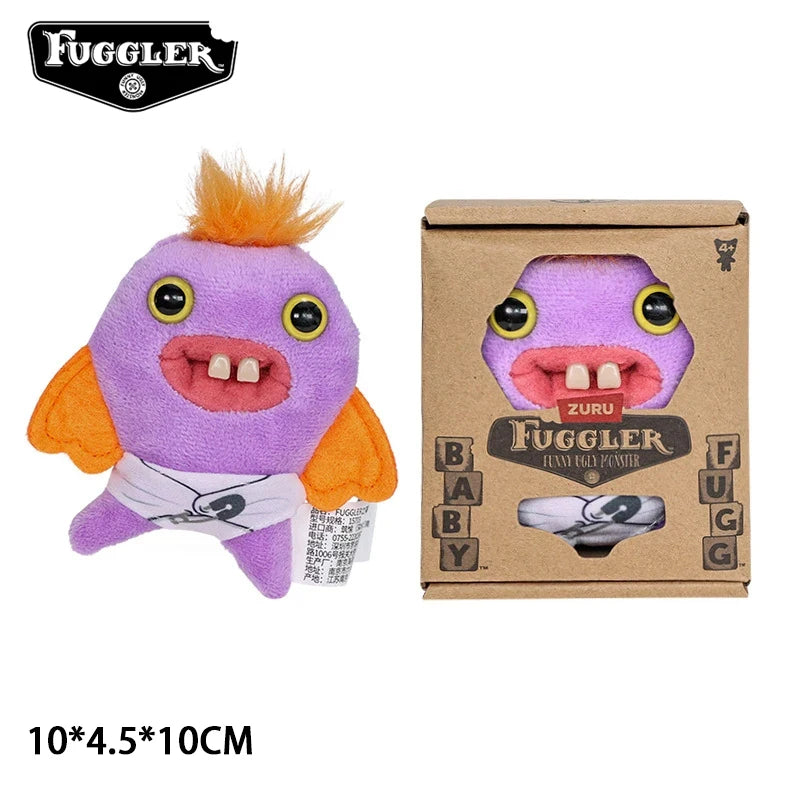 Fuggler Plush Baby Series Mr Needles Funny Ugly Monster Fuggs Munch Rabid Rabbit Wide Eyed Weirdo Stuffed Doll Gift Soft Toy 9CM