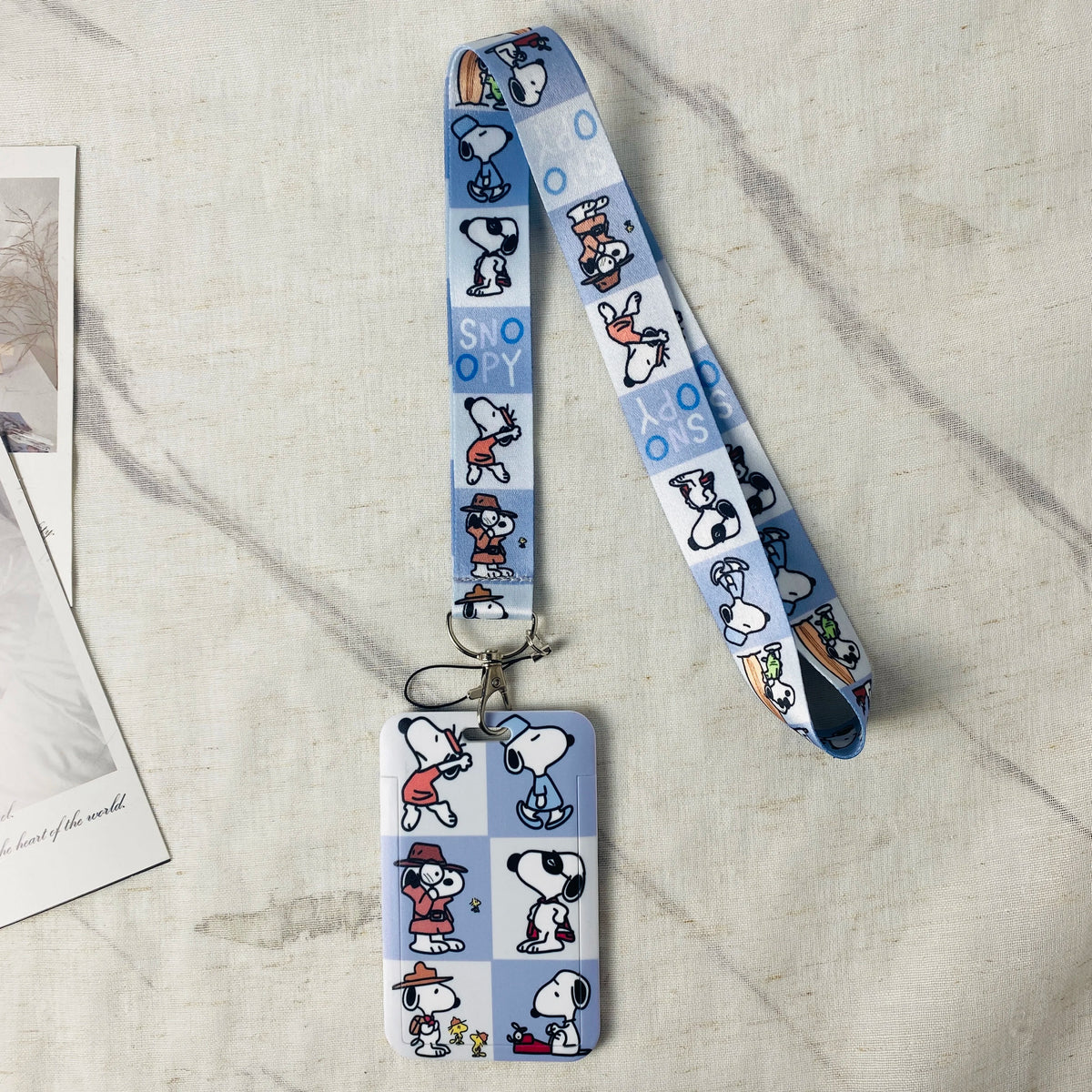 Credential Holder Cartoon Animal Neck Strap Lanyard for Key Keychain USB Badge Holder Keyring Accessories Gifts