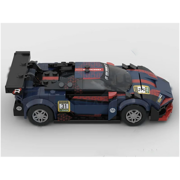 GT3 car model MOC  speed supercar creative educational children's building block gift