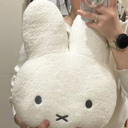 36x30cm Miffy Rabbit Pillow Plush Doll Doll Cloth Doll Sofa Sleeping Pillow Miffy Periphery