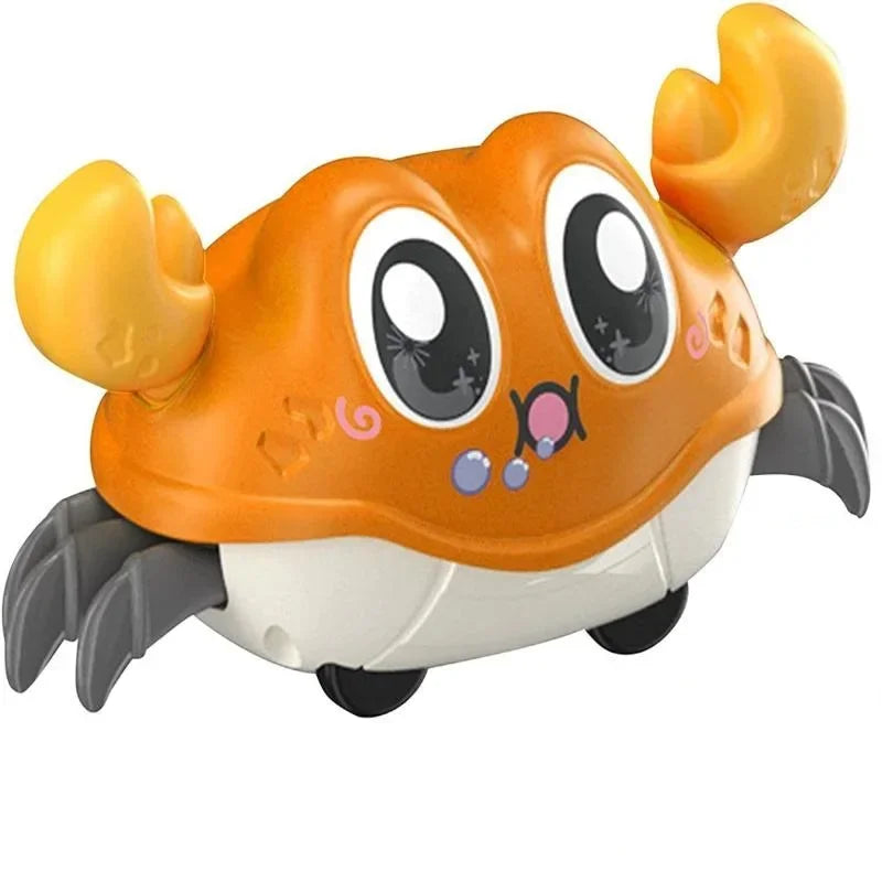 Double Force Walking Crawling Crab Tummy Time Baby Sensory Toys Infant Learning Crawl Development Babies Interactive Walking