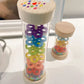 Baby Wooden Rain Sound Pipe Simulation Rain Sound Wooden Toy Gift Hourglass Fun Music Shaker Early Education Enlightenment Toy