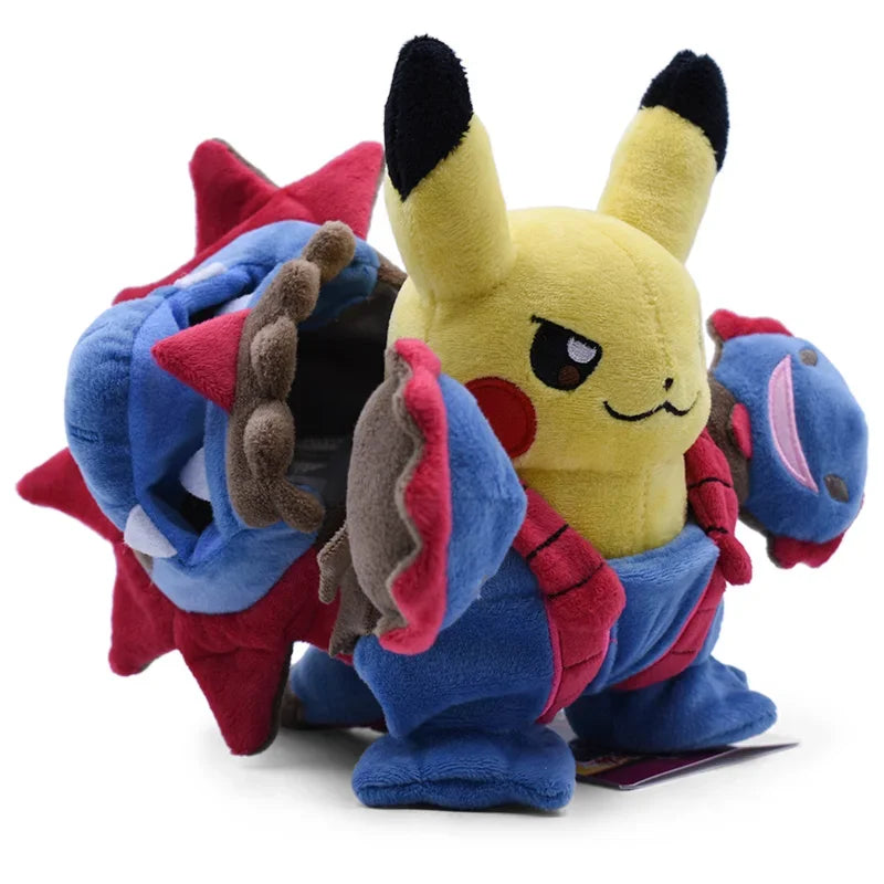 Eevee Pikachu Cosplay Plush Toys Charizard Peluche Lucario Pikach Stuffed Animal Doll Plushies Cute Cartoon Gift Cartoon Dolls