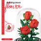Micro particle building block bouquet handmade gift, children's puzzle toy handmade DIY sunflower desktop decoration ornament