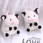 12CM Cow Stuffed Plush Doll Stuffed Animals Toys For Kids Baby Children Gifts Plush Pendant Keychain Boys Children Birthday Gift