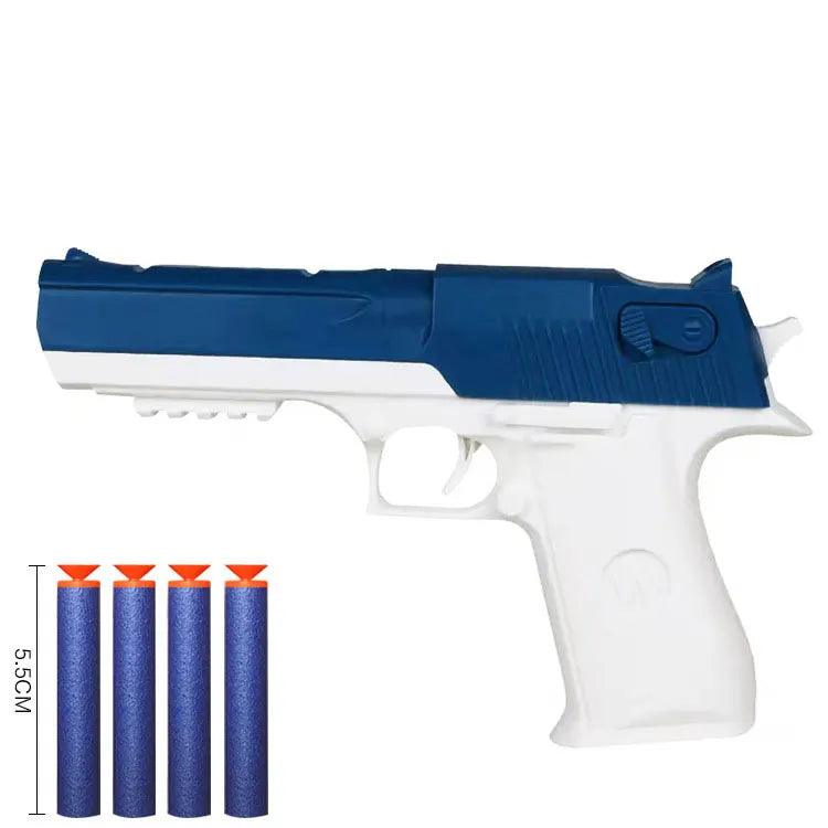 Children Toy Guns Plastic Pistol Manual Handgun Toy Foam Dart Blaster Shooting Model Launcher For Boys Girls Outdoor Games
