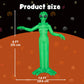 9 FT Tall Alien Halloween Inflatable Decoration Outside Blow Up Alien Inflatable Outdoor Decor with Build-in LEDs for Halloween Yard Lawn Garden Decorations