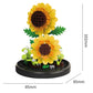 Eternal Flower Bouquet Bonsai Potted Plant Micro Building Blocks Model Home Decoration Toy For Kid Birthday Gift