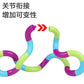 5Pcs Rainbow Circle Rope Tangle Rope Twist Fidget Toy Sensory Autism Therapy Jouet Anti Stress For Kid Adult ADHD Toy