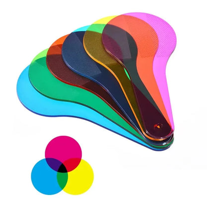 Montessori Translucent Color Sheets Kids Sensory Toys Early Learning Color Mixing & Recognition Puzzle Preschool STEM Aids