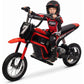 24V 350W Kids Electric Dirt Bike All Terrain Ride On Motorcycle, 3 Speeds To 14.5 MPH, 12in Tires, Suspension, 135lb Load Gift