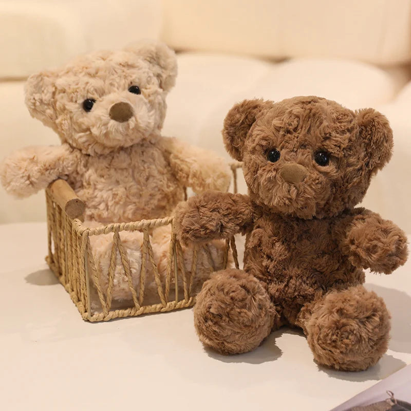 30cm Cute Twisted Little Teddy Bear Plush Toy Adorable Stuffed Animal with Soft Twisted Teddy Bear Perfect Gift for Girl or Kids
