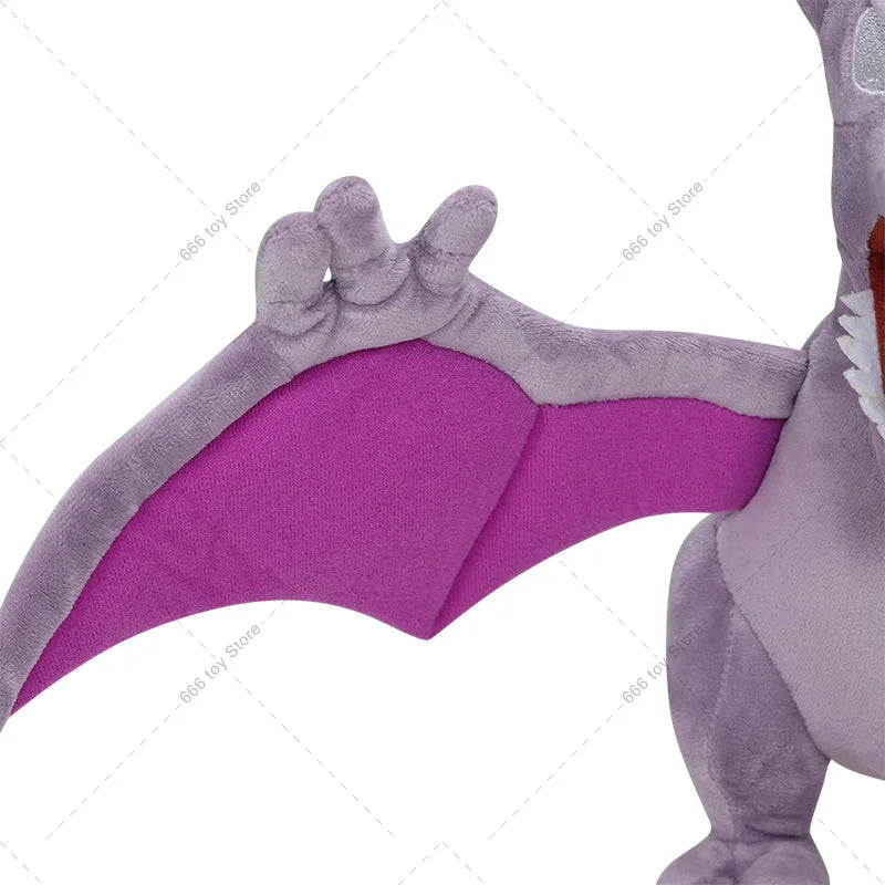 27CM Anime Pokemon Plush Aerodactyl Purple Peluche Stuffed Doll Toys Gifts for Kids Birthday Christmas
