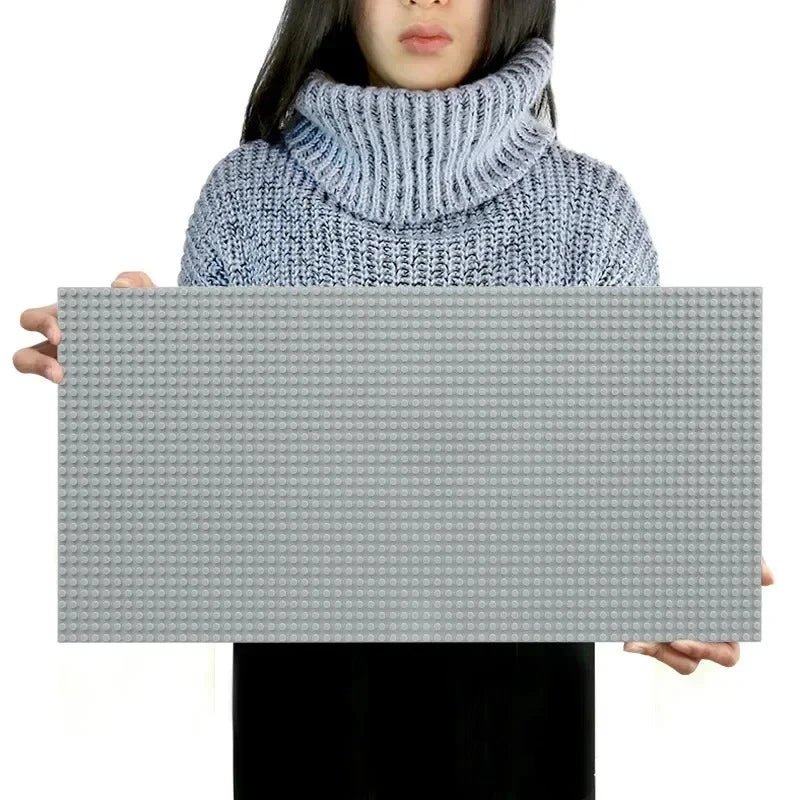 32*64 Holes Classic Building Blocks Base Board, DIY Assembled Building Blocks Wall Compatible With Brand Gift Toys for Children