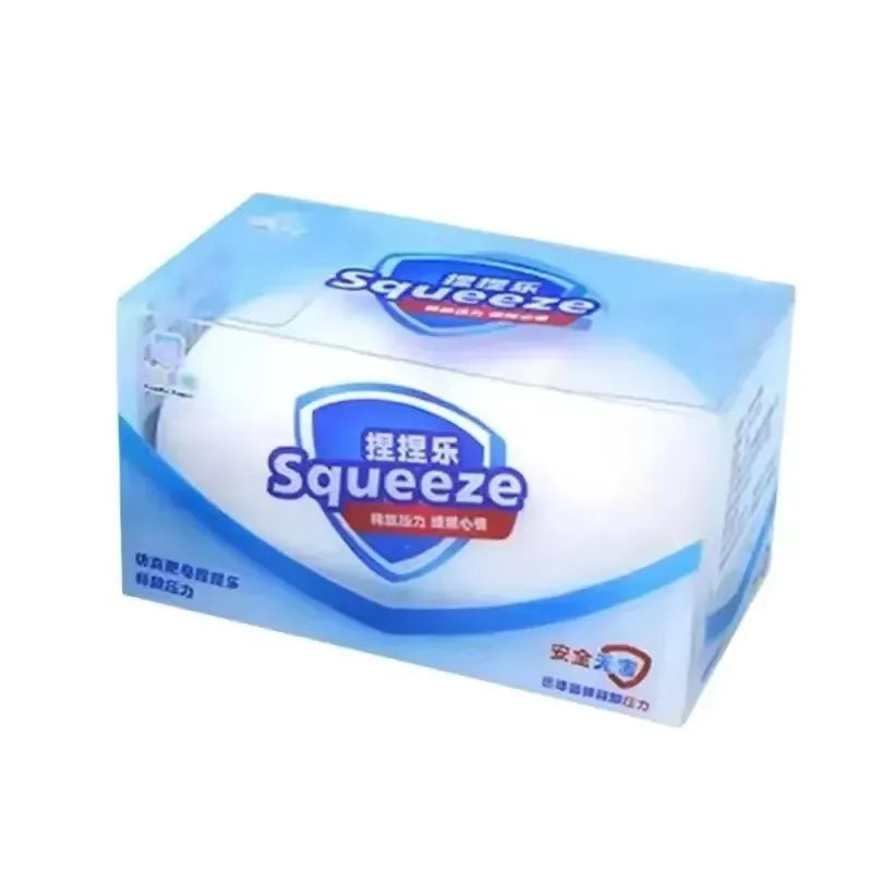 -Crunchy Soap Ball Squishy Stress Ball Filled Soft Squeeze Fidget Toy Anti-Stress Anxiety Relief Hand Decompression Toy
