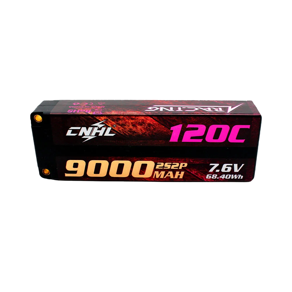 CNHL 2S 3S 4S Lihv Battery 7.6V 11.4V 15.2V 8200mAh 9000mAh 120C HV HardCase With EC5 Plug For RC Car Boat Airplane Truck Truggy