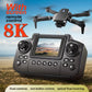 The Upgraded 2026 E99PRO MAX Drone Features Dual 8K Cameras, In-Screen Remote Control, Two Batteries, One-Key Return-to-Home, A Foldable Design, USB Charging, Wi-Fi Connectivity, and Flight Gaming Capabilities. This Drone Is
