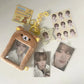 Cartoon Rilakkuma Plush Photocard Holder Key Ring Cute Soft Card Cover Bag Pendant For Kpop Photocard ID Card Protector Student
