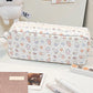Kawaii Miffy Cute Cartoon Rabbit Printing Pencil Box High Capacity Portable Stationery Storage Bag New Arrival Girl Gift Ins