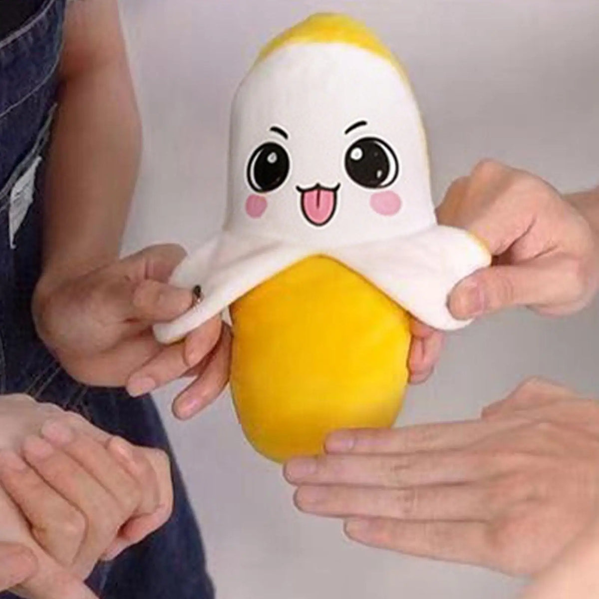 creative Banana Pillow human-sensing banana metronome plush toy parent-child interactive Banana Toy Birthday gifts for kids
