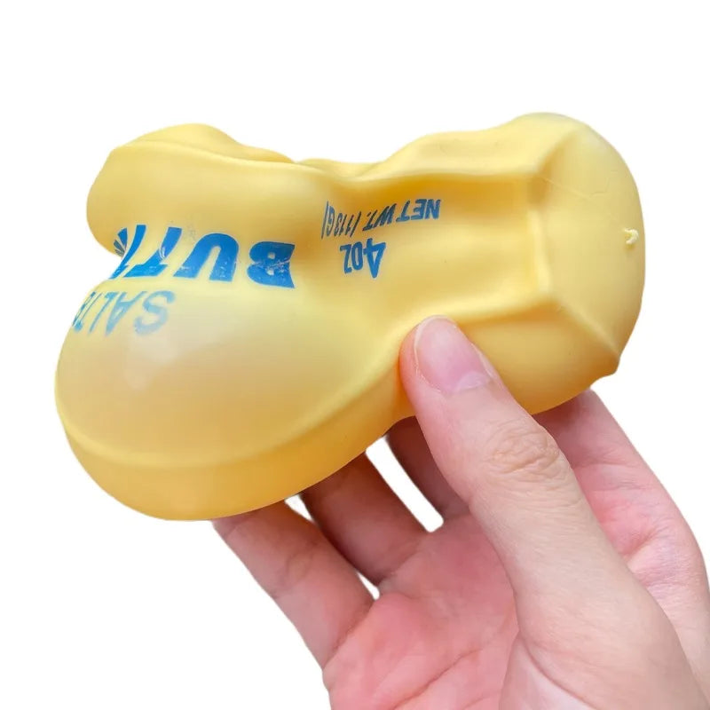 Squishy Coconut Oil Butter Cheese Stick Fidget Toy Soft Butter Bar Moldable Stress Ball Squeeze Toy Sensory Toy for Adults Gift
