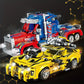 624 pieces of red robot building blocks, suitable for desktop decorations, Christmas, Halloween, and birthday gifts.