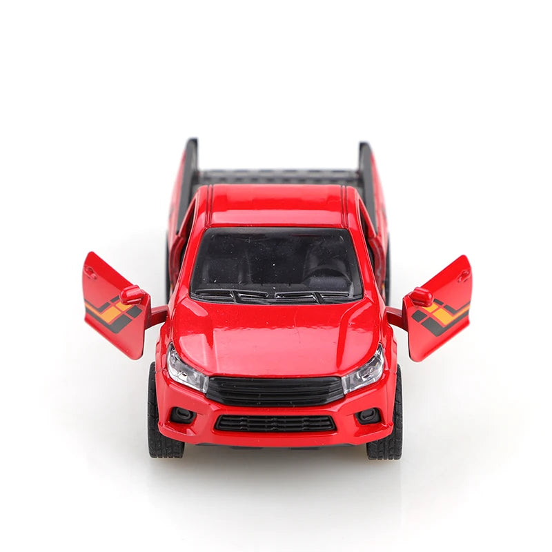 Retro Classic Hella-Style Pickup Truck, Die-Cast Metal, Boy's Toy, Exquisite Collectible, 1/36 Scale (Bagged)