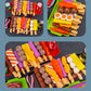 Baby Dress Up Kitchen Toys BBQ Set Kids Simulated BBQ Cookware Cooking Simulated Food Cosplay Educational Gift Toys