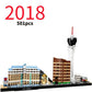 Thirteen Sets of City Models 21043 21026 Building Blocks Sets Suitable for Birthday Gifts Not Compatible with Legoed Particles.