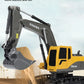 ZWN 2.4G Remote Control Excavator Dump Truck RC Model Car Toy Professional Alloy Plastic Simulation Construction Vehicle for Kid