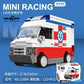 Racing Car Bus Engineering Vehicle Ambulance Pull Back Model Building Blocks Brick Toys Children Boys Birthday Gift Brick