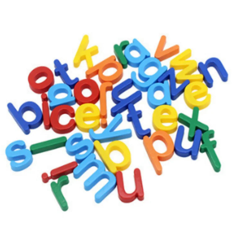Magnetic Plastic Alphabet Fridge Stickers Early Educational Learning Spelling Counting Toys for Baby Toddlers